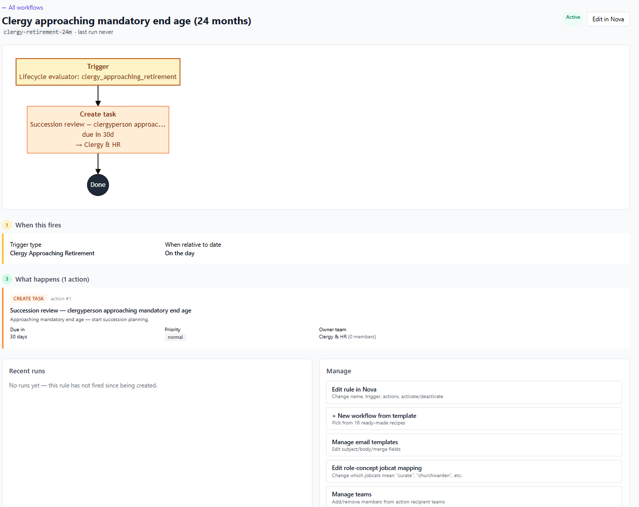 Workflow detail